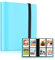 64 Pocket Photo Album for Fujifilm Instax Mini 12 11 9 8+ 8 90 40 EVO LiPlay Instant Camera, for Polaroid Snap/PIC-300/ Z2300/ SocialMatic Instant Photos & Zip Printers (Blue+)