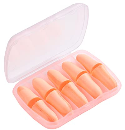 Ohrstöpsel zum Schlafen, 5 Paare Gehörschutz Ohrstöpsel, Schaum Gehörschutzstöpsel, Lärmschutz Earplugs zum Laute Geräusche, Schnarchen, Lernen, Konzerte