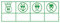 TimeTEX - Siebdruck-Stempel Perpetuum 4 Gesichter in einem Stempel - 25 x 67 mm - 62984