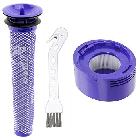 SPARES2GO Filter Kit for DYSON V7 V8 SV10 SV11 Vacuum Cleaner Pre + Post Motor