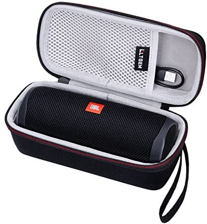 L LTGEM Case for JBL Flip 7/6/5, Flip Essential 2 Speaker - Portable Travel Case - Grey