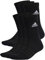 adidas Unisex adulto Cushioned Sportswear Crew Socks 6 Pairs, Black / White, 6.5-8