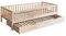 Ehrenkind® Kinderbett Buche | FSC zertifiziert | Kinderbett mit Rausfallschutz | Massivholz inkl. Lattenrost | 200x90cm Natur mit Bettkasten | Bett 90x200 | Rausfallschutz Bett | Kinder Bett