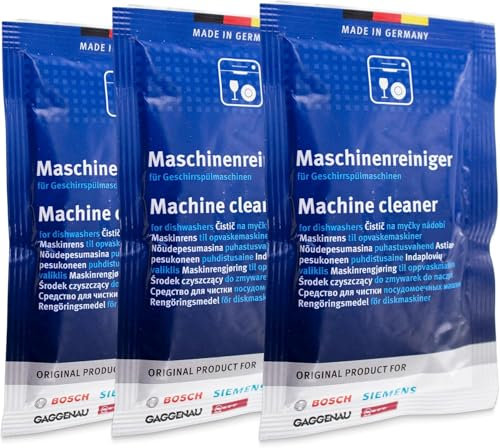 3 x Dekarox machine cleaner, 45 g, for Bosch Siemens 00312193 00312194 00312195 for dishwashers, dishwashers