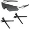 Acefrog 2 pares de calcetines de repuesto de silicona suave mejorados para gafas de sol Oakley Radar EV Path OO9208 / Pitch OO9211 / Asian Fit OO9275 / Advancer OO9442, ajuste perfecto, color negro