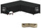 SIMPHAUS Garten Lounge Abdeckung für Lounge Eckmöbel,Eck-Loungegruppe Loungemöbel Ecksofa Schutzhülle Sofa Outdoor Gartenmöbel Abdeckung Wasserdicht Sofa Anti UV 420D Oxford Gewebe 285x285x99x80/60cm