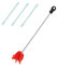 ROBMNE 1Set Red Cement Mixer for Drill-5 Gallon Paint and Epoxy Resin Mixing Attachment 11.8inch Stirrer Paddle for Drills-3 Stir Sticks Concrete Mixer