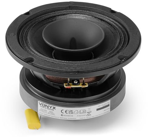 Vonyx CCD16 Koaxiallautsprecher – für den Einbau in Fahrzeugen geeignet – 6,5 Zoll – 600 W – 8 Ohm