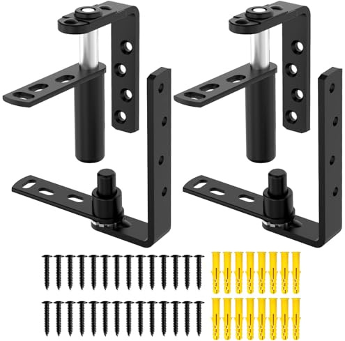 MeBantoo Heavy-Duty Self Closing Saloon Door Hinges, 304 Stainless Steel Self-Return Dual Swing Cafe Hinges for Bar, Patio Doors (2, Medium)