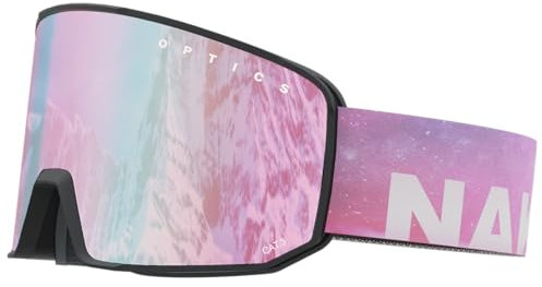 NAKED Optics The SOLAR Skibrille für Herren & Damen – Robuste Unisex Ski Brille für Herren & Damen – Hochwertige Schneebrille mit Magnetsystem für optionale Wechselgläser (SOLAR Daydream)