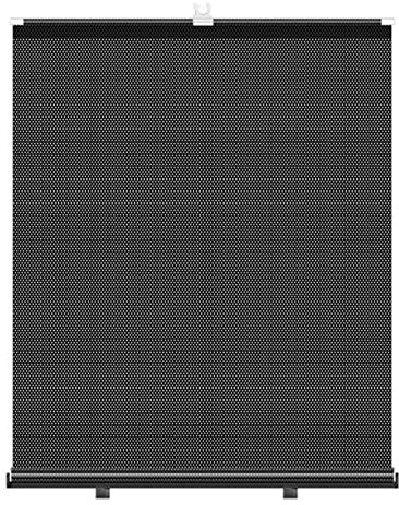 Blind Shade with Suction Cups - Temporary Portable Roller Window Shade for Car Door, Home, Bathroom, Kitchen - Automatic Retractable Blind Cover