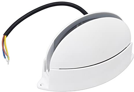 ViaGasaFamido Luce Murale Led Moderna 10W 180° Senza Sfarfallamento - Lampada Semicircolare per Corridoio e Soggiorno Esterno AC85-265V (Luce Bianca)