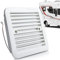 GOMETY Ventilador extractor para caravana, 12 V, ventilador con persianas enrollables, lado desechable, escape de aire, ventilador, ventilador, coche, camping, remolque, caravana, caravana, remolque,