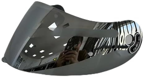 KWTN Motorrad Helmvisier for X-lite, X-803, X-803RS, UCX802, X-803 und RS Motorradhelme, Visierbrille, klare rote Ersatzlinse, sicheres Fahren