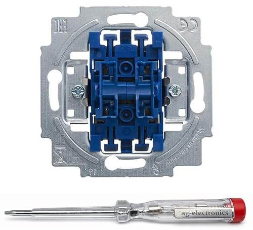 Spannungsprüfer 120-250V® + BUSCH-JAEGER UP-Jalousieschalter 2000/4 US
