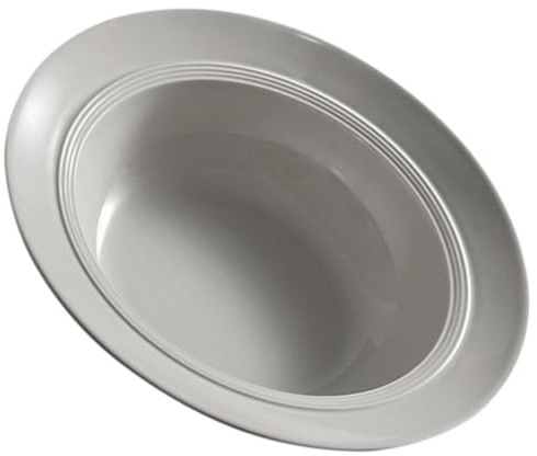 TIDTALEO Ceramic Pasta Plate Stylish Nordic Design Large Capacity Rimmed Soup Plate for Weddings and Occasions Easy to Clean