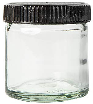 JAS : Empty 60ml Glass Jar with lid