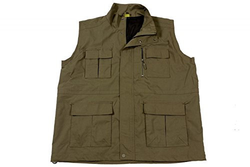 Abraxas Outdoor- Weste Herren - Übergröße, Khaki, Größe:6XL