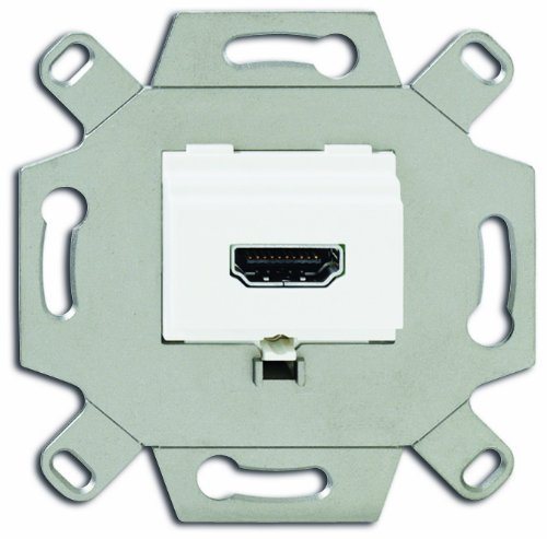 Busch-Jaeger 0261/23 0261/32 HDMI-Anschlussdose mit Schraubklemmen und Zugentlastung