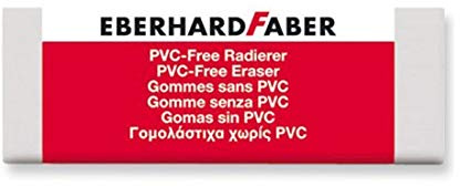 EBERHARD FABER 585480 Kunststoff-Radierer Architecte Weiß