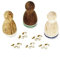 Stemplino® Ministempel - Motiv: Frieda Pferd - 12mm Durchmesser - Holzstempel Kinder Stempel Bullet Journal Stempel Pferde Stempel