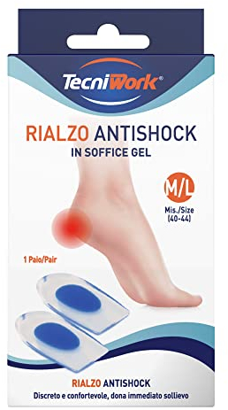 Heel Lift Antishock Gel 1 Paar Mittel/Groß – Größe 7–10