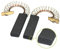 Spazzole di carbone Carboncini motore Spazzole per Bosch Siemens Lavatrice 5 X 12,5 X 36 mm