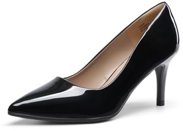 DREAM PAIRS Damen Klassische modische Pumps | Spitzer Zehenpartie und hohem Absatz