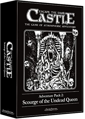 Themeborne | Adventure Pack 2: Scourge of the Undead Queen: Escape the Dark Castle Exp. | Board Game | Ages 14+ | 1-4 Players | 20-45 Minutes Playing Time