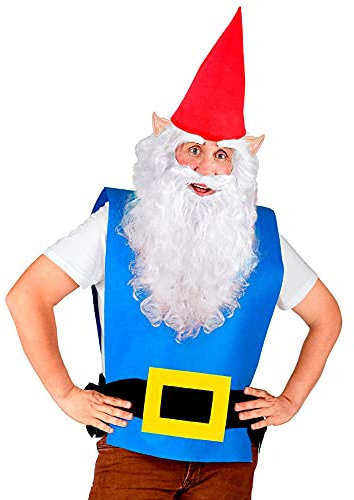 W WIDMANN 11012416 Widmann Gnome Costume, Multicoloured, L-XL