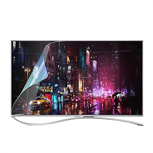 WLWLEO Anti Blue Light TV Screen Filter for 50-75 Inches Monitors, Matte Anti Glare Protector Film, Relieve Eye Strain and Help You Sleep Better, No Bubble,50 inch