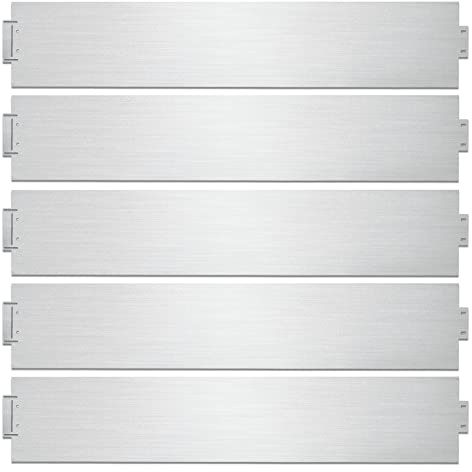 Tubiaz Bordure de gazon en métal galvanisé 5m 10m 15m 20m 25m 30m 35m 40m 45m 50m 100x18 cm pour parterres de fleurs, Bordure de pelouse en métal, Palisade, Diverses longueurs disponibles, Longueur