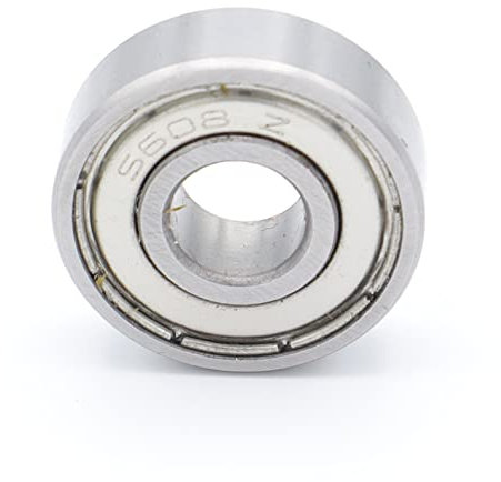 Parts and Parts Rillenkugellager 608 2Z, 8x22x7mm, DIN 625 ISO 15, Hochgeschwindigkeits-Radiallager, reibungsarm, leichtgängig, ideal für Fahrzeuggetriebe und Industriemaschinen