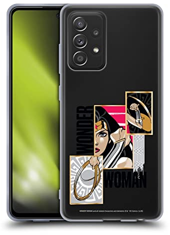 Head Case Designs Offizielle Wonder Woman DC Comics Waffen Grafik Kunstarten Soft Gel Handyhülle Hülle kompatibel mit Galaxy A52 / A52s / 5G (2021)