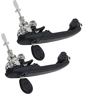 2 Sätze vorne Links rechts Türgriff mit Verriegelungsfass Compatible with Vw. Polo 6n 6n1 6n2. Compatible with Sharan Seat Alhambra Galaxy 6N0837207CD.