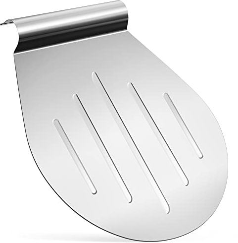 BESTonZON Cake Stand Pizza Oven Peel Cake Lifter Baking Peel Cake Mover Spatula Round Cake Lifter Cake Slice Lifter Cake Lifter Spatula Folding Tray Baking Tool Stainless Pie