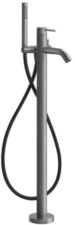 Gessi 316 Fertigmontageset für freistehende Wannenarmatur, Wanneneinlauf ohne Umstellung, 54028, Farbe: Kupfer gebürstet PVD