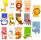 Magnet Magnetische Lesezeichen,14pcs lesezeichen magnetische,magnetische Lesezeichen Bunt Niedlichen Lesezeichen,magnetische Lesezeichen Kinder,book marks for reading (Wildtiere-14Pcs)