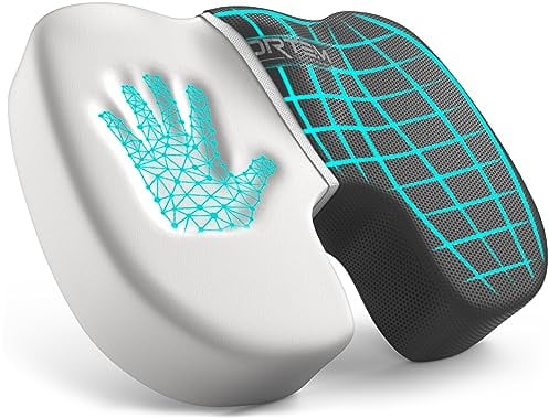 FORTEM Sitzkissen, Sitzpolster, Bürostuhlkissen, Memory-Schaum Schreibtischstuhl Kissen, Rutschfestes Sitzkissen für Gaming, Autositzkissen, Computerstuhlkissen, Waschbarer Bezug