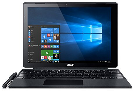 Acer Aspire Switch Alpha 12 SA5-271 12 inch QHD IPS Touchscreen Detachable 2-in-1 Laptop (Intel Core i3-6100, 4 GB RAM, 128 GB SSD, Windows 10) - Silver (Renewed)