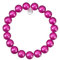 Leslii Reflective Pearls Perlen-Armband Magic 3D-Effekt (Pink Ø 10mm)