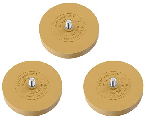 Goufride 3X Schwer Pflicht Nadel Streifen Auto Aufkleber Radier Gummi Rad Pad Aufkleber Entfernungs Werkzeug