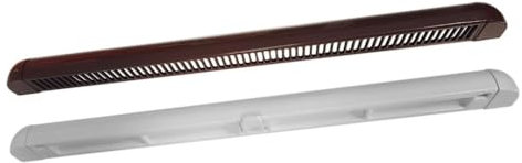 Premium Trickle Vent - Slot Frame Vent for uPVC Window Brown External/White Internal - 300mm Width - 1 Pack
