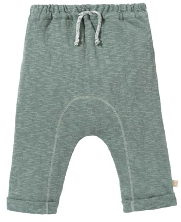LEINEN-STRICKHOSE Kinder-3/4 Hose | Bio-Baumwolle kühlendes Bio-Leinen | Frühjahr Sommer | bequem leicht | Baby Kleinkind Kind Unisex | Made in Germany | GOTS IVN Zertifiziert | Jade Gr. 98-104