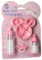 A2Z 4 Kids Baby Doll Feeding Set 2 Pieces Magic Milk Bottles Dummy Plate Fork Spoon Pretend Play Doll Accessories Realistic Doll Feeding Set Toy Playset Gift for Kids