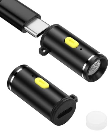 Sinloon Mini windprofessioneller batteriefreier Lichtbogen Feuerzeuge -USB-C wiederaufladbar, tragbar für Camping & Reisen, flugzeugtauglich-2pcs (schwarz)