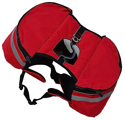 TOYANDONA Hunderucksack Zum Wandern Für Hunde Und Welpen Tragbar Aus Robustem Oxford-Material Mit Leinengriff Und Seitentaschen Für Snacks Und Wasser