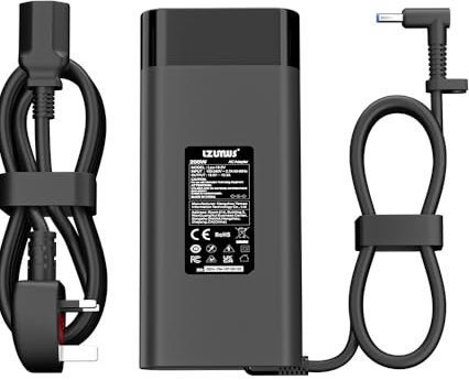 LZUMWS 200W AC Adapter For HP Laptop Charger 19.5V/10.3A Power Supply with 4.5x3.0mm Tip Compatible With HP Victus/OMEN 16 /Pavilion Gaming/ZBook Fury/Studio/Envy/ProBook