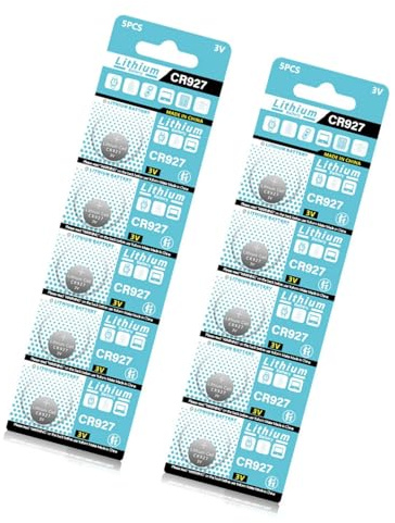 2 Sheet CR927 Button Batteries 3V For Household Gadgets Like Alarms Pedometers And LED Light Stable Power Supply Remote Control Battery