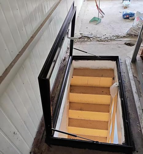 QSVPWNCBN Villa Loft Skylight Access Hatch Panel - Large 30 x 36 Glass Rooftop Lid for Sunrooms, Cellars, Factories | 24 x 24 & 24 x 36 Options Available